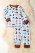 Western Cowboy Pajamas - Size 6/7