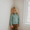 Toddler Fall/ Winter Pom Pom Sweater Teal